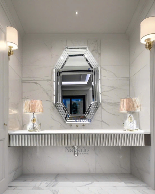 High-end artistic bathroom wall mirror NAV 2116 