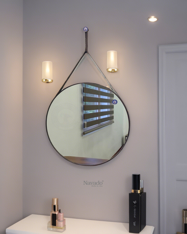 Round decorative mirror wall bathroom NAV 909 