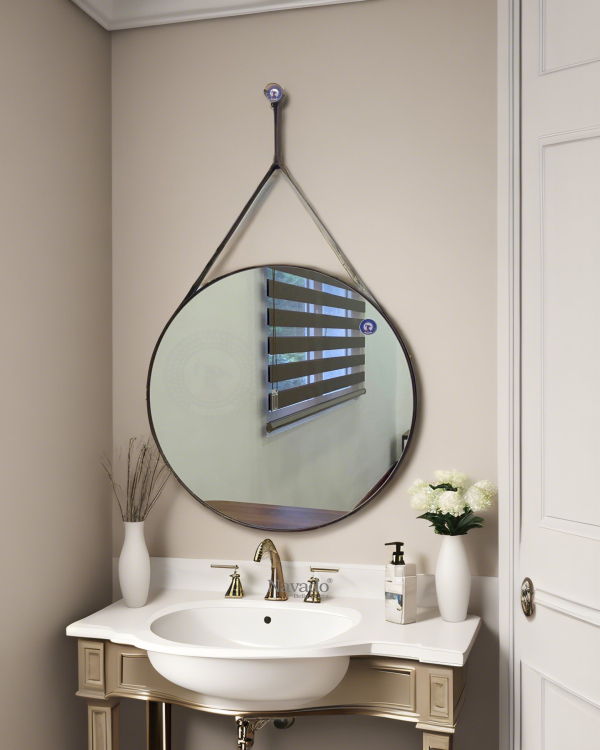 Round decorative mirror wall bathroom NAV 909 