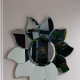 Artistic bathroom wall decoration mirror Peony NAV 2047