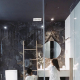 Round decorative mirror wall bathroom NAV 909 