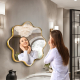 Round mirror bathroom wall cherry blossom NAV 3018