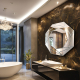 Bathroom wall art mirror Kevia NAV 2089 