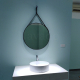 Round decorative mirror wall bathroom NAV 909 