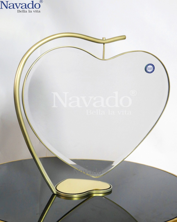 Heart tabletop Vanity Mirror art NAV 3023-IN