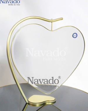 Heart tabletop Vanity Mirror art NAV 3023-IN