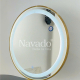 Round tabletop Vanity Mirror metal led  NAV 3032