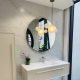 Beveled round bathroom mirror NAV 108