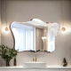 Wall bathroom mirror artistically-polished NAV 106D