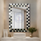 Rectangular bathroom mirror Serai NAV 2095