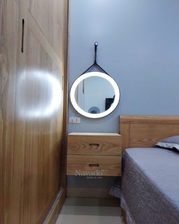 Round LED Wall Mounted Makeup Mirror NAV 908