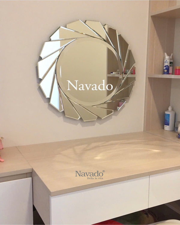 Round wall-mounted Vanity mirror Diana NAV 2040B