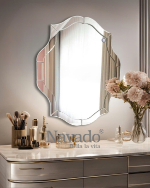 Artistic Hand-Grinded Round Vanity Mirror Keva NAV 2025