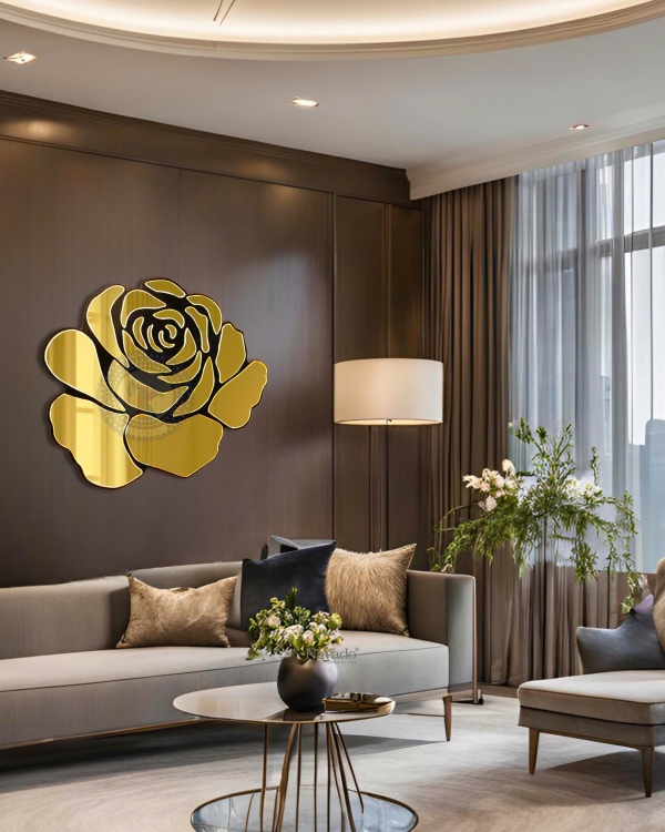 Rose mirror on the living room wall Rose NAV 2013