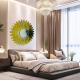 Wall mirror decorates Kadupul living room
