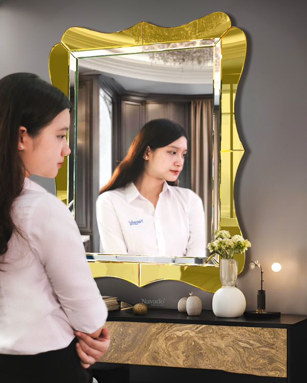 Decorative wall living room mirror Atlantic NAV 2020