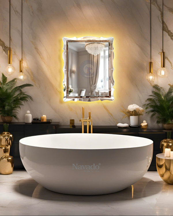 Anna Rectangle Led Decorative Mirror NAV 6002