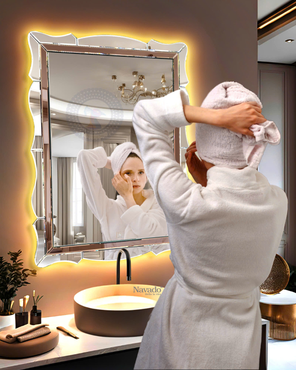 Anna Rectangle Led Decorative Mirror NAV 6002