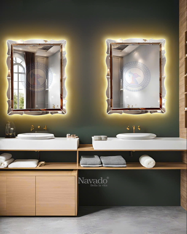 Anna Rectangle Led Decorative Mirror NAV 6002