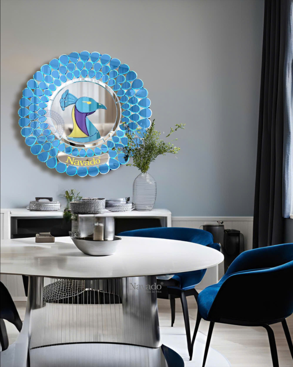 Peacock Navado Decorative Art Mirror NAV 2042X-NT