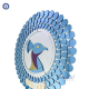 Peacock Navado Decorative Art Mirror NAV 2042X-NT