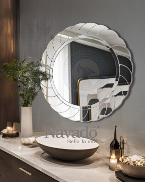  Bathroom wall art decorative mirror Teaflower NAV 2006