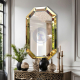 Gold Frame Bathroom Wall Art Mirror BRIAN NAV 2005 