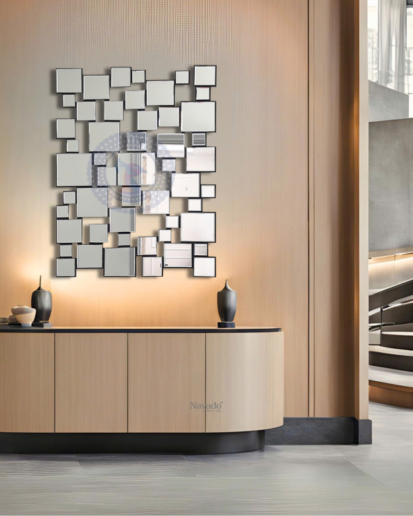 Design decorative wall mirrors according to size