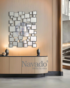 Design decorative wall mirrors according to size