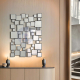 Design decorative wall mirrors according to size