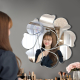 Mimosa living room wall decoration mirror sample