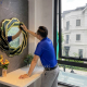 Round Artistic Mirror for Bathroom Decoration Spider NAV 2004 NT