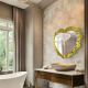 Amora gold heart NAV 2204-NT high-end living room interior decoration mirror