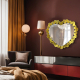 Amora gold heart NAV 2204-NT high-end living room interior decoration mirror
