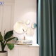 High-end living room wall decoration mirror model stone beach