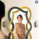 Luxury living room decorative wall mirror model NAV 2206