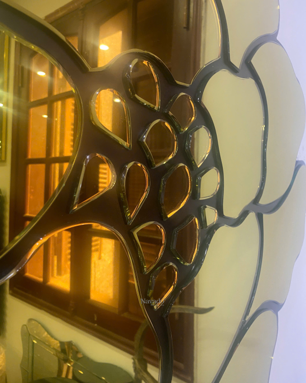 Rose wall art decorative mirror model