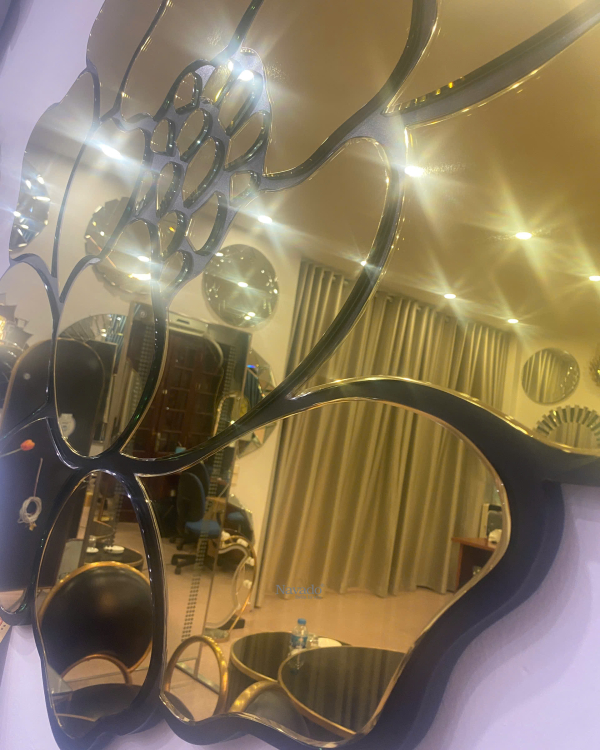 Rose wall art decorative mirror model