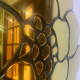 Rose wall art decorative mirror model