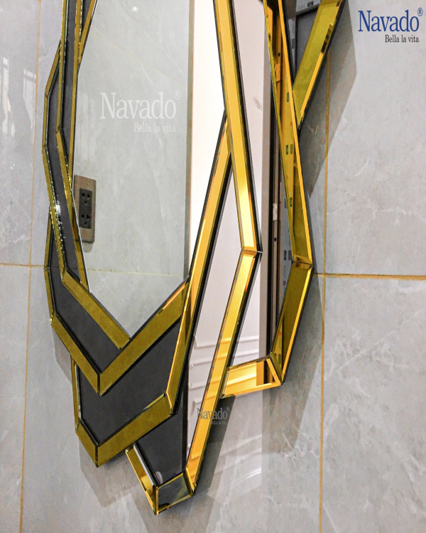 VIETNAMESE ART DECORATIVE LIVING ROOM WALL MIRROR 