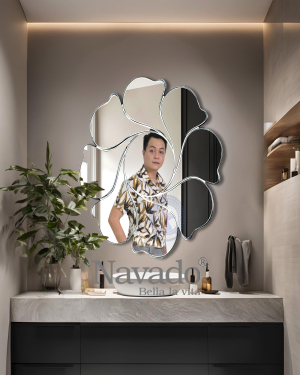 Mirror wall decoration for modern living room