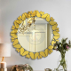 Hestia gold mirror wall art decoration mirror