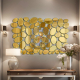 High-end living room decorative wall mirror model NUT