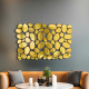 High-end living room decorative wall mirror model NUT