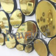 High-end living room decorative wall mirror model NUT