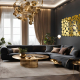 High-end living room decorative wall mirror model NUT