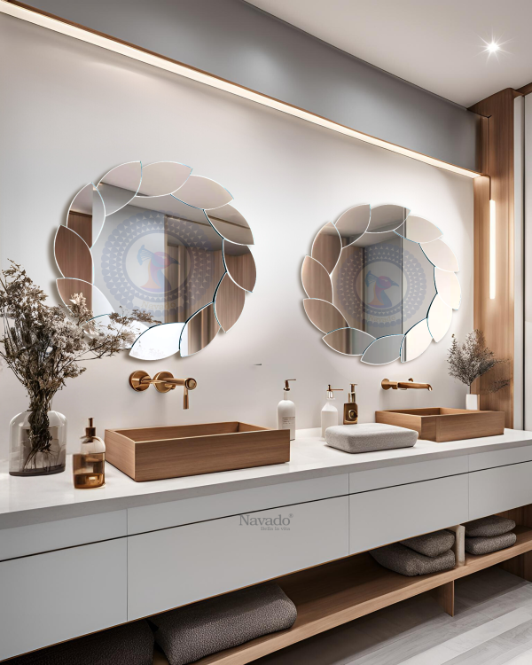 Lacos high-end decorative wall mirror for living room
