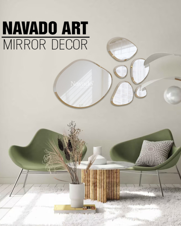 Interior decorative wall mirror for living room dining table NAV 2094
