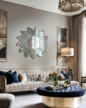 Tiger Decorative Hanging Living Room Mirror