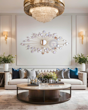 THE LUXURY HANGING WALL MIRROR ART " THE EYES "